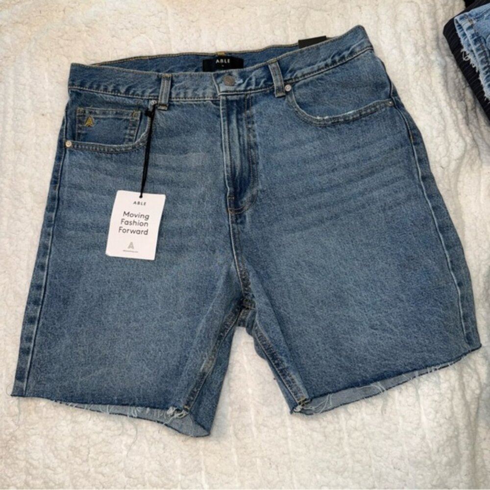 Able Men's Classic Blue Jean Shorts